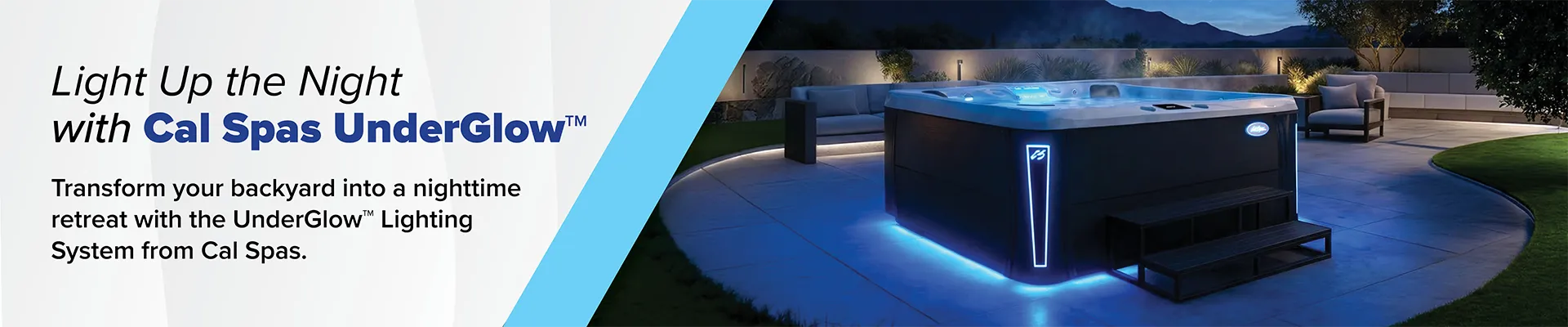 Calspas hot tub being used in a family setting - Austintown